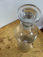 Load image into Gallery viewer, Large Vintage Etched Glass Liquor Decanter