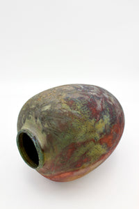 Handmade earthenware vase 8"