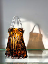 Load image into Gallery viewer, Handblown Tortoiseshell Glass Purse Vase