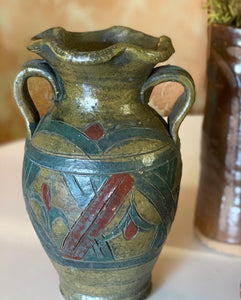 Large earthenware vase