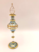 Load image into Gallery viewer, Delicate light blue perfume bottle