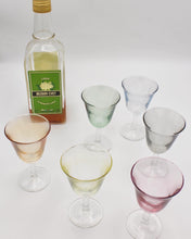 Load image into Gallery viewer, Pastel Rainbow Cordial Glasses (Set of 6)