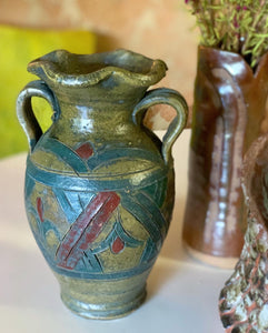 Large earthenware vase